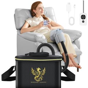 Cold Therapy Machine with Programmable Timer, Portable Ice Machine for Knee After Surgery, Knee Replacement Recovery System with Compression Pads for Shoulder, Hip, Ankle (Black) Cold Therapy Machine with Programmable Timer, Portable Ice Machine for Knee After Surgery, Knee Replacement Recovery System with Compression Pads for Shoulder, Hip, Ankle (Black)