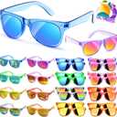 Kids Sunglasses Bulk Party Favors - Boys and Girls Valentines Day Gifts UV 400 Protection Neon Sunglasses for Age 3-8, Kids Birthday Classroom Goodie Bags End of the Year Gifts For Students - 16 Pack