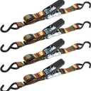 CargoLoc 4 Pc. 1" x 8' x 1,000 lbs - S-Hooks - CAMO