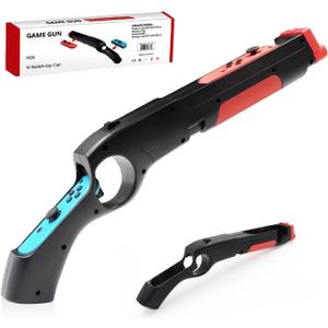 game Gun Controller, 1 pack Gun Handle Grip hunting games for nintendo Switch:Call of Juarez, Sniper Elite 3, Big Buck Hunter, Resident Evil, Hunting Simulator, Doom 4, Splatoon 2