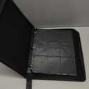 Card Binder  720 Capacity, Zippered Trading Card Holder for MTG, Sports & Collectible Cards  Acid-Free, Durable & Travel-Friendly Storage (Black, 9 Pocket)