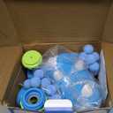 EagleStone Moveable Dinosaur Shooting Toys Triceratops Action,Kids Shooting Games with LCD Score Record&LED, Enhancing Hand-Eye Coordination Toys for Boys and Girls (10b-blue)