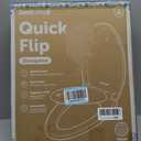 Jool Baby Quick Flip Toilet Seat, Built-in Potty & Splash Guard (Elongated)