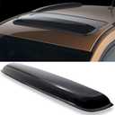 Wensdy 34inch 880mm Universal Sun Roof Wind Deflector, 1pcs Dark Smoke Auto Moon Sunroof Window Visor with Double Side Tape RN88