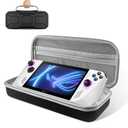 YAMTO Carrying Case Fits for Steam Deck& Asus Rog Ally Gaming Handheld and Accessories, Compact Design,Portable Hard Bag for Travel and Storage,Black