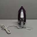 Steam Iron for Clothes - 1750W Iron with Upgrade Double-Layer Ceramic Soleplate, Burst of Steam, 3-Way Auto-Off, Self-Cleaning, Anti-Calc, 13.5oz Water Tank Ironing Clothes for Home, Purple