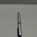 OHTO CR01 Ceramic Rollerball Pen, 0.5mm, Thick Aluminum Barrel with Brass Components, Matte Silver, Water-Based Black Ink, CR01-05-MSV