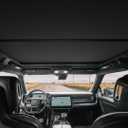 VION R1S Roof Sunshade - Precision Fit, No Sagging, Two Pieces Design, Full Blackout (for Rivian R1S)