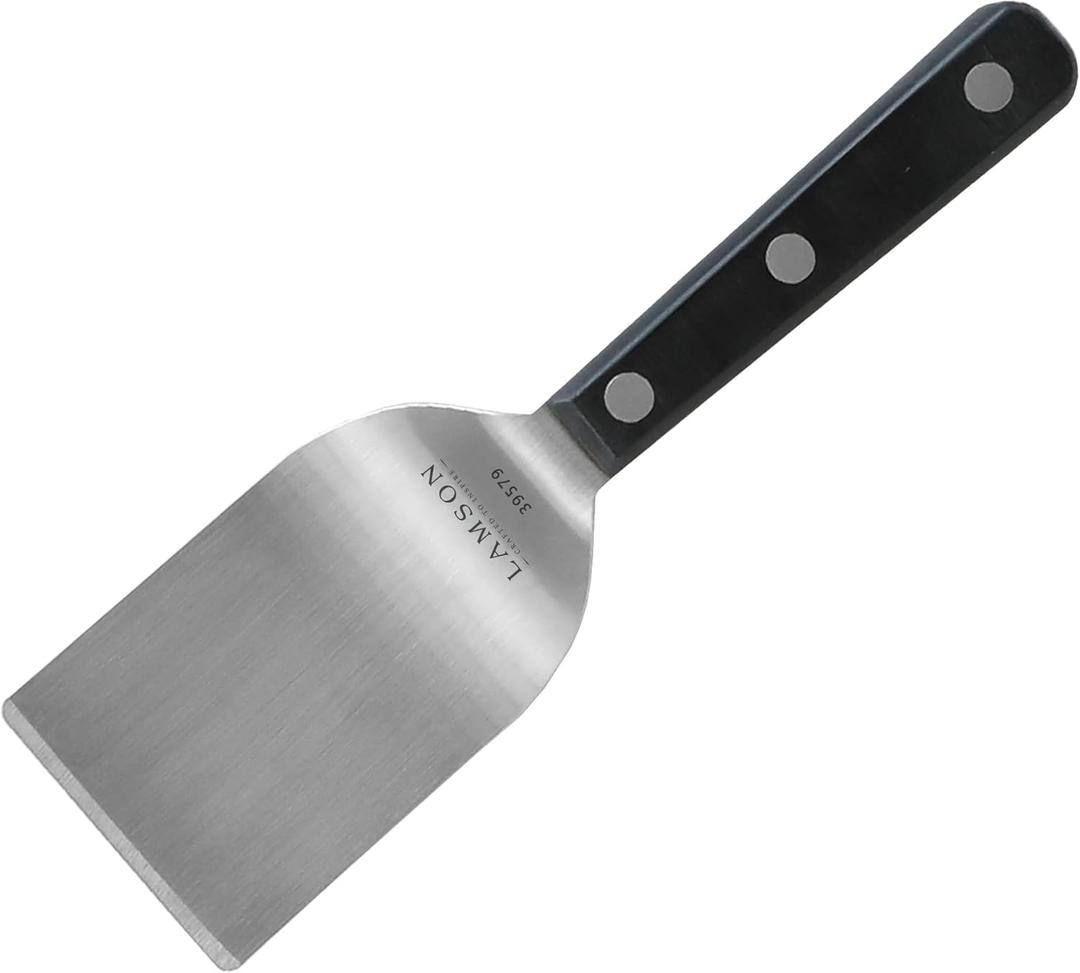 Lamson 2.5" x 2.5" Server/Turner, Semi-Stiff with Noir Ultra Durable Handle