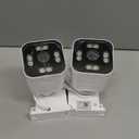 Dual Lens Outdoor Cameras 2.5K/5MP House Cameras Wired Plug-in | Wireless WiFi Camera with Audio and Video,PTZ,Auto Tracking,7/24 Recording,Color Night Vision,Cloud & SD Card Storage.