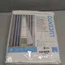 Joydeco 60% Blackout White Curtains 84 Inch Length 2 Panels, Thermal Insulated Long Curtains& Drapes 2 Burg, Room Darkening Grommet Drapes for Bedroom Living Room Window(Greyish White, W52 x L84 Inch)