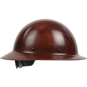 Dynamic WolfJaw Fiberglass Full Brim Hard Hat with Wheel Ratchet (Natural)