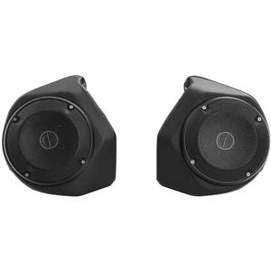 King Tour Luggage Pack 6.5" Rear Speakers Pod Kit fits for Harley Touring Electra Glide, Street Glide, Ultra Limited, Road Glide Ultra and Tri Glide Models 2014-2023,Left and Right (Black)