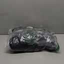 8 Set 18 Inch Black Christmas Stocking Personalized Name Tags Thick Plush Fabric Hanging Stockings Unfinished Wood Tags for Xmas Holiday Party Tree Fireplace (Black)