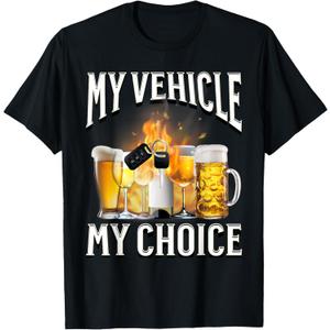My Vehicle My Choice T-Shirt (Small, Black)