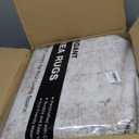 Washable 9X12 Area Rug: Modern Abstract Soft Non-Slip Indoor Rugs Home Decor - Low Pile Stain Resistant Foldable Carpet for Living Room Bedroom Dining Room Playroom Office(Brown,9'x12')