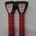 Bigfoot 9" Dual-Head Ice Sraper - Car Glovebox Size - Polyethylene 1702 2Pack