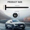 2 x Nylon Universal Cable Tie Buckle: 120pcs Universal Push Mount Cable Zip Tie for Automotive Maintenance,Nylon Self Locking Cable Strap,Multipurpose Cable Ties Tool