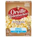 Orville Redenbachers Microwave Popcorn, Naturals Light Simply Salted Popcorn, 3g Fiber Per Serving, Movie Night Supplies, 2.7 oz., 6-Count
