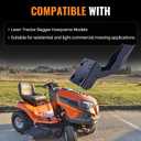 Black Support Bracket 532180923 Compatible with Lawn Tractor Bagger Husqvarna Models, Replacement Part 531168201