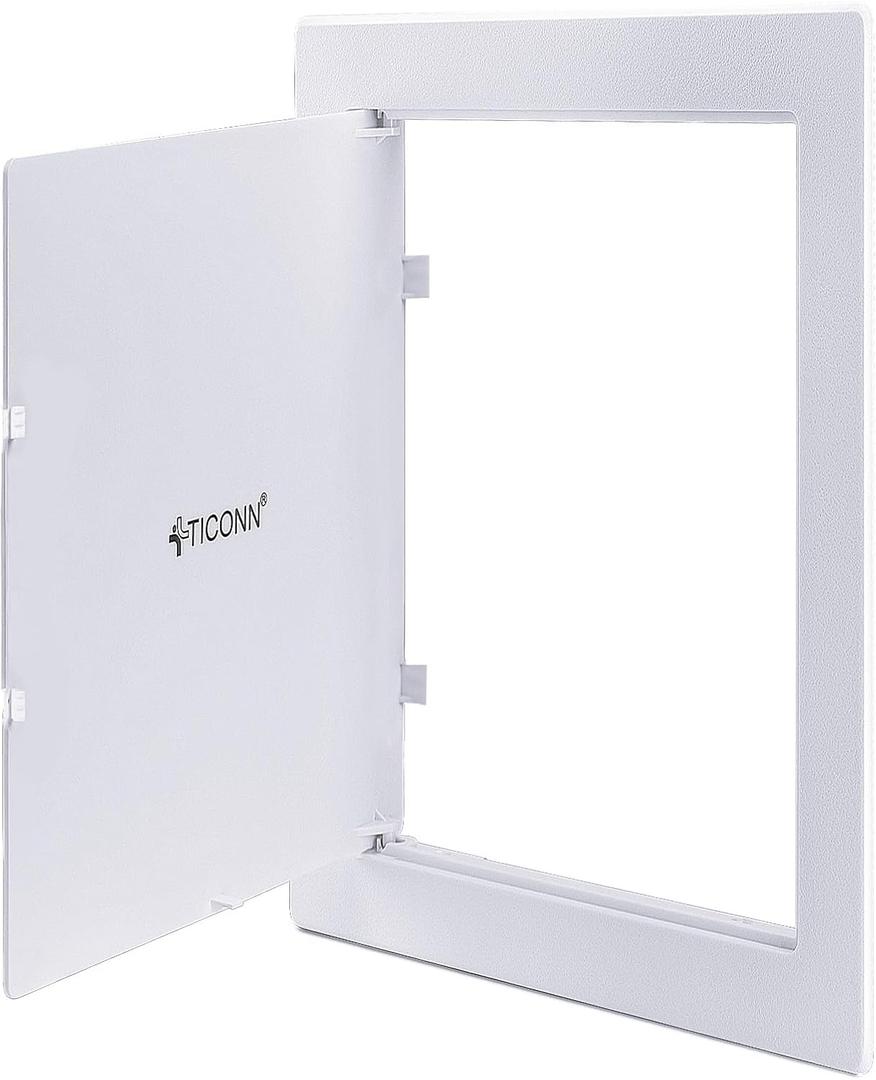 TICONN Access Panel for Drywall, 6 x 9 Inch ABS Plastic Wall Hole Cover Access Doors, Easy Install Drywall Access Panel, Ceiling, Wiring and Cables