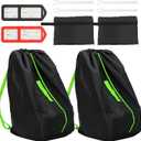 Car Seat Bags For Airplane Travel, Gate Check Bag, Durable Travel Bag with Thickened Shoulder Straps and 2pcs Luggage Tags For Airplane
