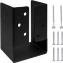 Concealed Joist Hanger Bracket Fit for 4"x6" Beam,Swing,handrail,and Fence 4pck