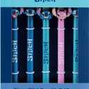 Get Trend Disney Stitch 5pcs Erasable Gel Ink Pens and Angel Cute Writing Pens for Kids Fun Stationery Set Kawaii Journaling Supplies Cool Pen Gifts for Kids (Stitch)