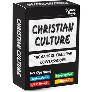 Kulture Games Christian Culture - The Game of Conversations - Fun & Thought Provoking Starters About God, Christianity & Life - Cards for Bible Study or Youth Groups