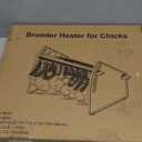 Heating Brooder Plate for Chicks Ducklings, Adjustable Brooder House for Keeping Poultry Warm(Yellow)