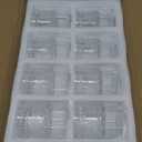 Kingrol Drinking Glasses Set of 8, 6.5 Ounces Stackbale Water Glasses, Vintage Glassware for Cocktail, Whiskey, Juice, Iced Coffee, Iced Tea, Bar Accessories