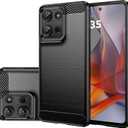 Case for Moto G75 Case,for Motorola G75 5G, Slim Thin Phone Cover TPU Soft Back Cases Anti-Scratch Shockproof Protective Cover for Motorola Moto G75 Black