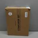 FreshCulture Full Comforter Set - 7 Pieces All Season Luxury Bed in a Bag Full Size - Bedding Set with Comforter, Sheets, Pillowcases & Shams - Ultra Soft Cream Comforter Set Full