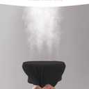 FINETOO 6 Pack Womens Seamless Hipster Underwear No Show Panties Invisibles Briefs Soft Stretch Bikini Underwears (Black), M