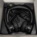 Wireless Headset with Mic for Work(Upgrade Volume Knob & Charging Indicator), Bluetooth Headset with Microphone for PC, with Noise Cancelling/Mute/USB for Call Center/Office/Home/Computer/Teams/Zoom (Black)