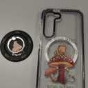 for Samsung Galaxy S23 Plus Case for Women - Girls Cute Design Compatible with Magsafe Magnetic Ring Holder Stand Mushroom Frog Phone Covers Aesthetic Girly TPU Funda for S23 Plus