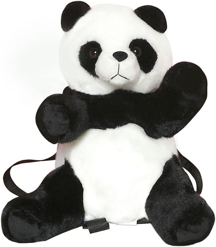Women Animal Teddy Bear Plush Backpack with Adjustable Straps (Panda)
