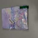 Feams for iPad A16 11th Generation 11 Inch Case 2025, iPad 10th Generation 10.9 Inch 2022, Slim Clear Back Cover with Pencil Holder & Auto Sleep, Purple Garden