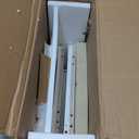 HOMEFORT 30" Shoe Bench with Lift Top Storage, Entryway Bench with Cushioned Seat, Wooden End of Bed Bench, Shoe Cabinet Bench with Hidden Storage Space, for Bedroom, Hallway,White (30"Wx14.9"D x18.1"H)