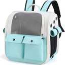 Olsa Large Space Capsule Cat Backpack Carrier - Breathable Pet Carrier for Travel, Lightweight Pet Travel Bag with Ventilation Mesh