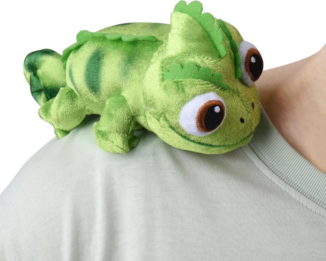 KRK 6inch Pascal Lizard Plush Shoulder Toy, Chameleon Animal Plush, Magnet Buddy Pascal Doll