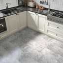 FunStick 12"x24" Grey Marble Peel and Stick Floor Tile Waterproof Bathroom Vinyl Flooring Tiles Peel and Stick on Floor Tiles for Kitchen Bedroom Removable Sticky Laminate Flooring Tile Sheets 5 Pcs