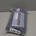 MooMee Fitted Bottom Sheet Only 100% Washed Cotton Linen Like Textured Breathable Durable Soft Comfy Deep Pocket Fits Mattress up to 17" (Dark Blue, King)