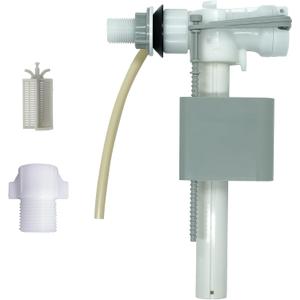 Toilet Side Mount Fill Valve Replacement, Compatible with Delta RP71168, G1/2 Inlet with G7/8 Adapter, Adjustable Height Float, Includes Filter Screen & Refill Tube, WC Tank Repair Parts