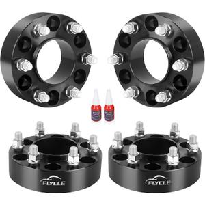 FLYCLE 6x5.5 Hubcentric Wheel Spacers for 2024 2025 2026 Tacoma with M14x1.5, 1.5 inch 6x139.7mm Wheel Spacer 95.2mm Center Bore for 2022-2026 Tundra,2023-2026 Sequoia,2021-2026 LX600,2023-2025 GX550