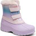 shoeslocker Girls Boys Waterproof Winter Snow Boots with Faux Fur Lining
