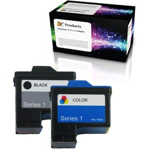 Refilled Dell Series 1 T0529 T0530 Ink Cartridge Replacement for Dell Photo A920 720 Printers (1 Black 1 Color)