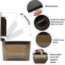 Wipes Dispenser Seal-Designed Wipe Dispenser Holder Wipes Case Box for Bathroom Keep Wipes Fresh, Dust-Proof & Non-Slip
