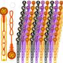 Liliful 300 Halloween Mini Bubble Wands Bulk Bubble Wands Tubes Pumpkin Ghost Witch Hat Party Favors Gifts Toys for Halloween Party Supplies Prizes Goodie Bags Fillers (No Liquid)