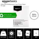 Amazon Basics 30% Recycled Multipurpose Copy & Print Paper, 8.5 x 11 Inches, 20 lb Weight, 92 Bright, White, 500 Sheets (1 Ream)